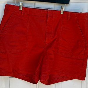 Banana Republic Dune Red Authentic Chino Size 18 Shorts
